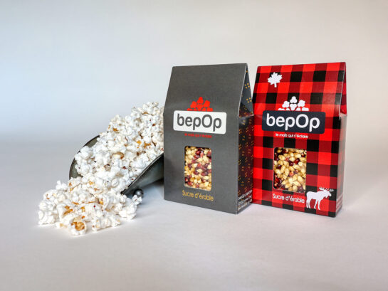 Kit à popcorn – Sucre d’érable – Emballage simple